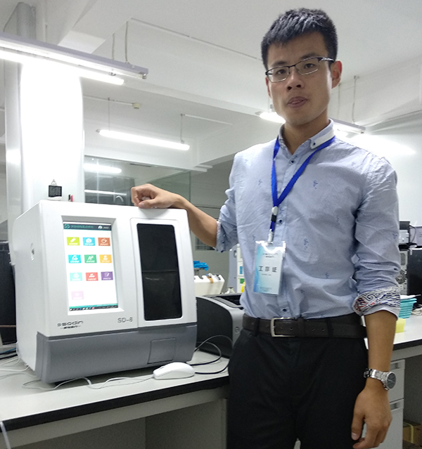 唐山婦幼保健院采購我公司SD-8母乳分析儀